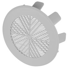 Ventilasjonsrist 4” 100-115 mm grå